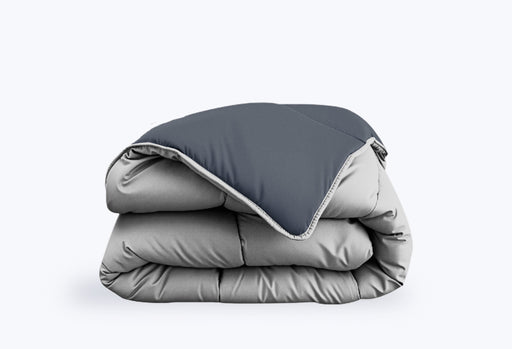 Tweekleurig dekbed zonder overtrek