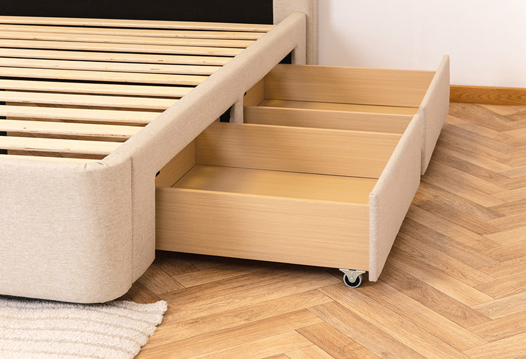 4 lades aan de zijkanten