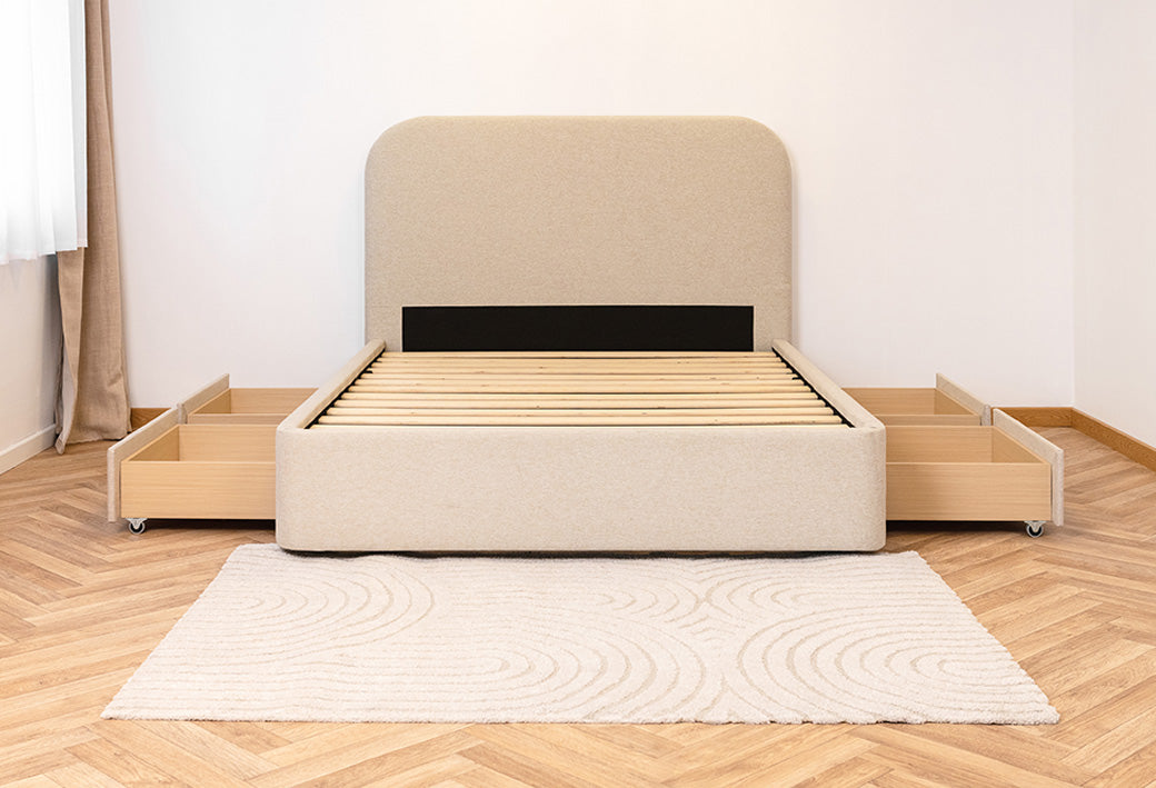 4 lades aan de zijkanten