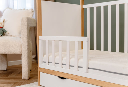 Met bedhekje, Met lade