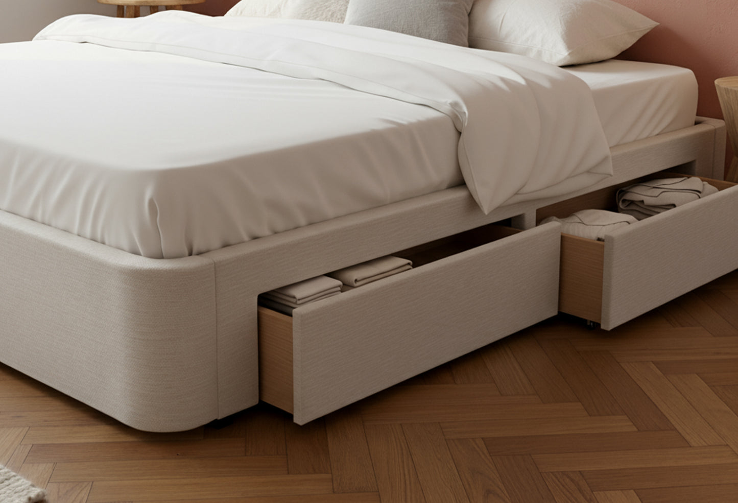 4 lades aan de zijkanten