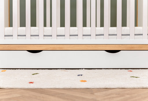 Zonder bedhekje, Met lade