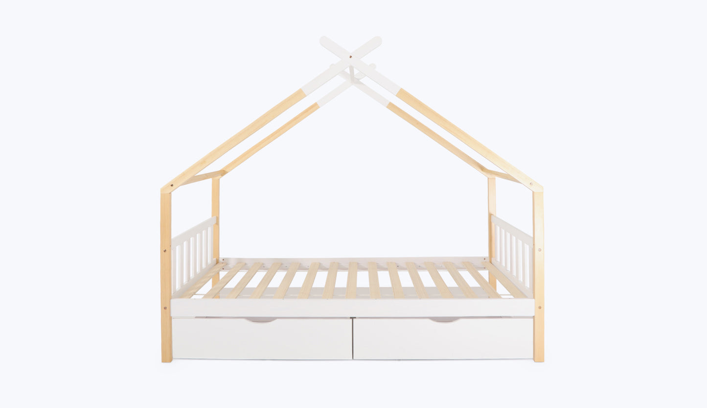 Zonder bedhek,2 opberglades