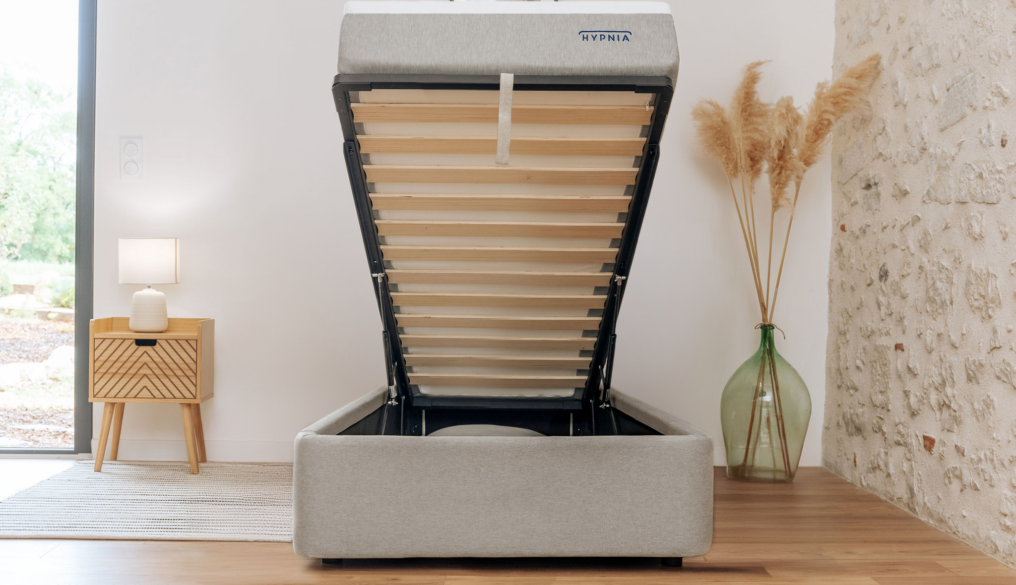 Nova boxspring met opbergruimte