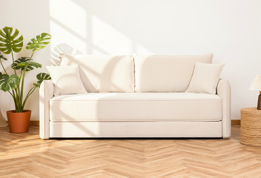 Crèmekleurige ribstof,Smal