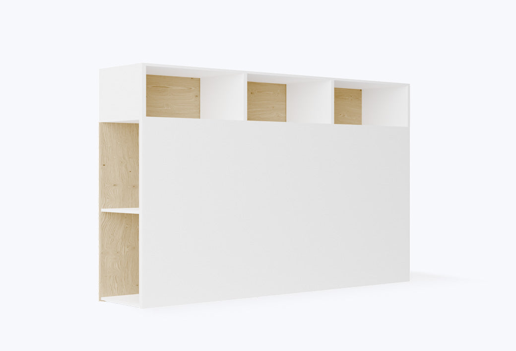 Hoofdeinde met opbergruimte